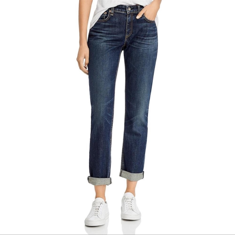 🆕 NEW with tags rag & bone of New York DRE JEANS in Dark Denim Snoqualmie sz 31